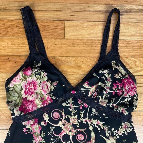 Oscar De La Renta Pink Label Floral Maxi Slip dress Size Medium - Picture 7 of 9